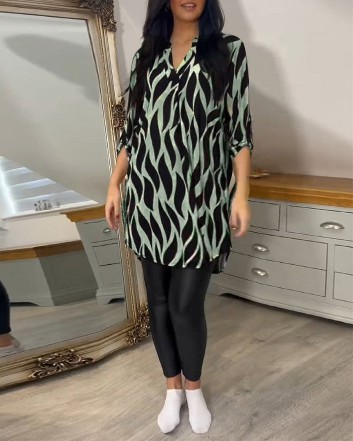 ALEXANDRA™ - Printed Loose-Fit Top