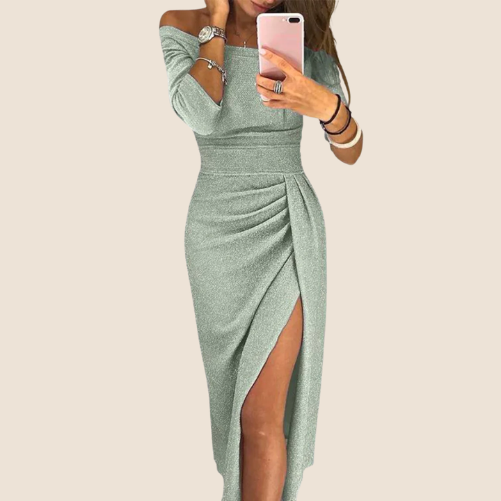 Jane | Chic Halter Maxi Dress with an Elegant, Flowing Fit