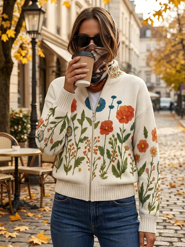 Doris™ | Cardigan with Summer Meadow