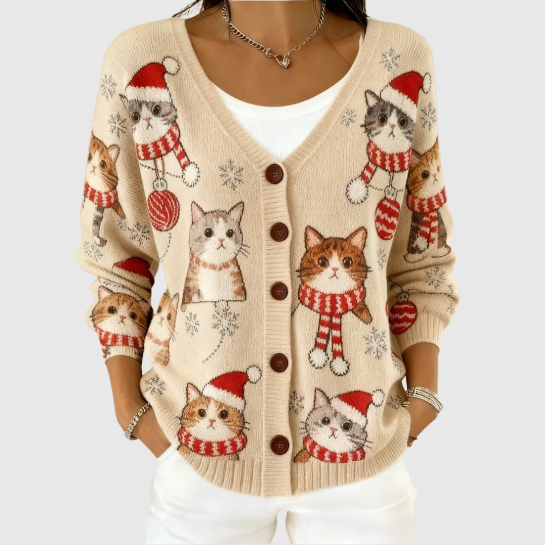 Comfortable Knit Cardigan with Buttons