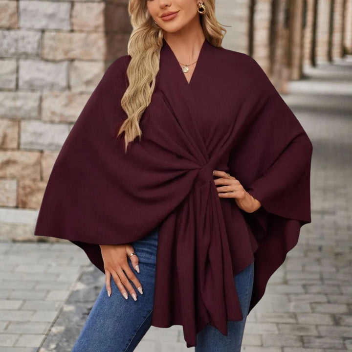 Jane | Elegant Poncho Sweater