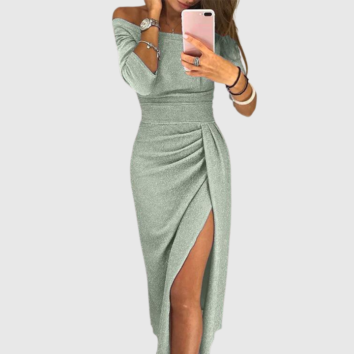 Jane | Chic Halter Maxi Dress with an Elegant, Flowing Fit