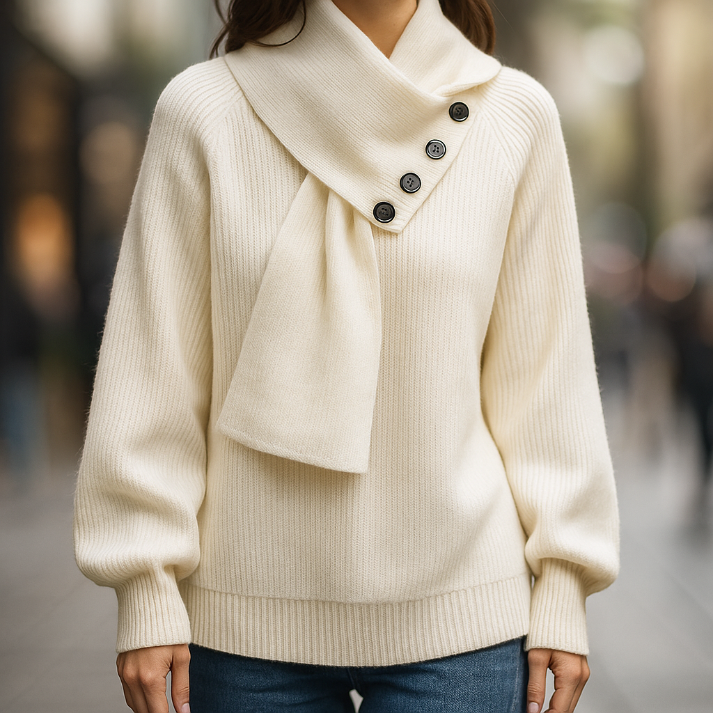 Jane | Cozy Shawl-Collar Sweater