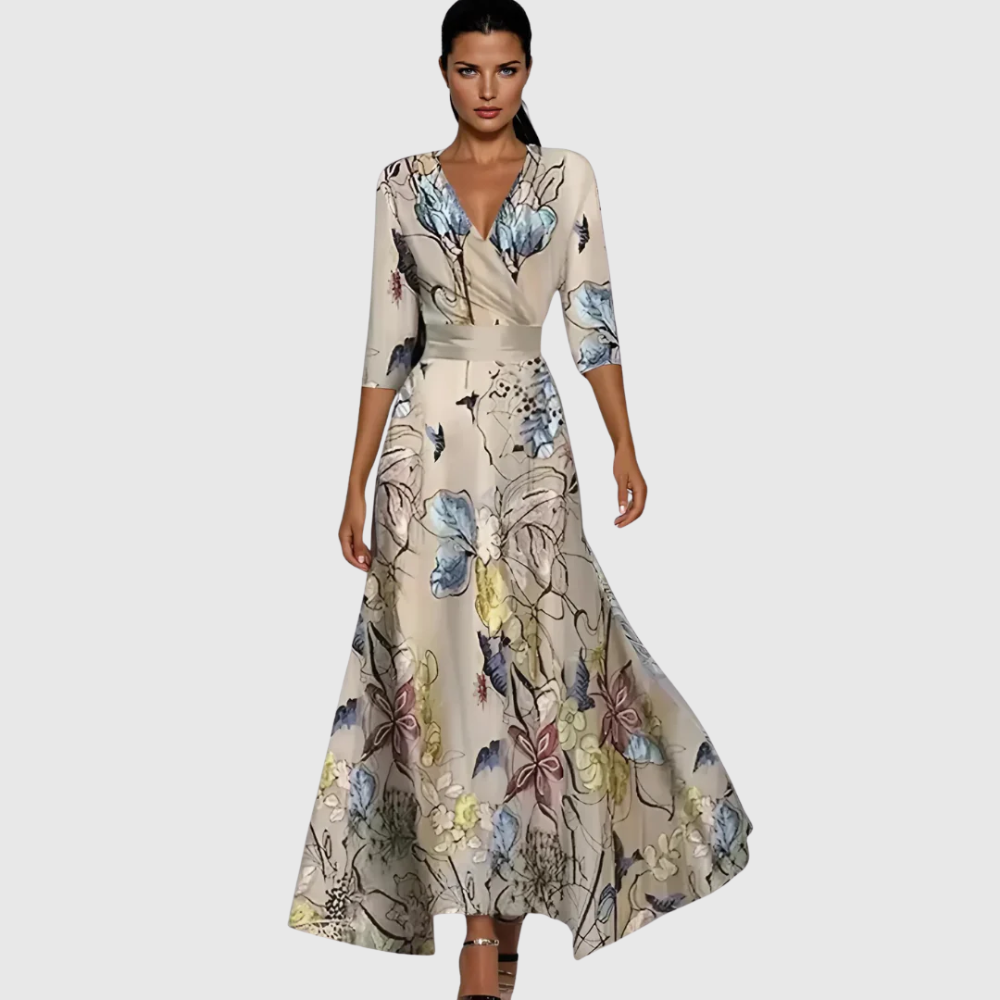 Emily – Floral Wrap Dress