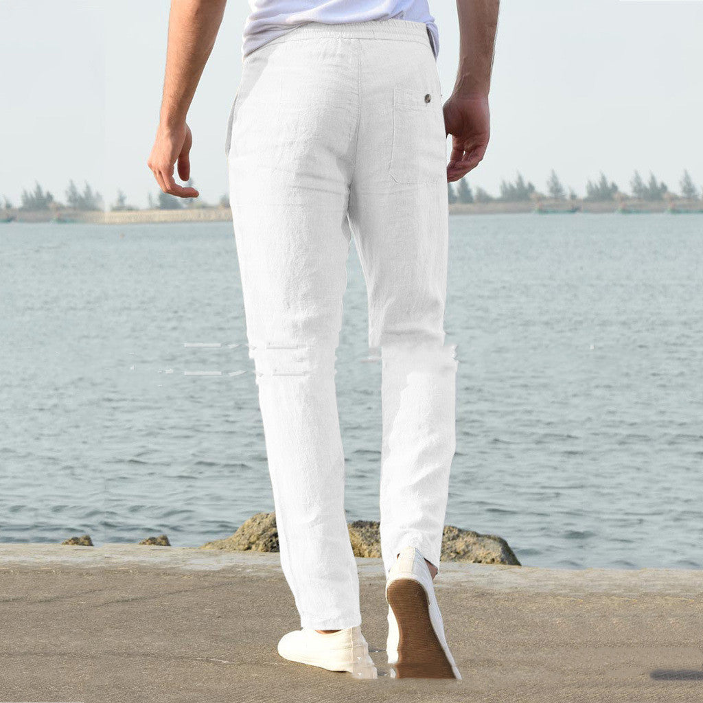 SVEA | Herren Freizeithose mit elastischem Bund – Bequeme und stilvolle Stoffhose für Alltag und Urlaub