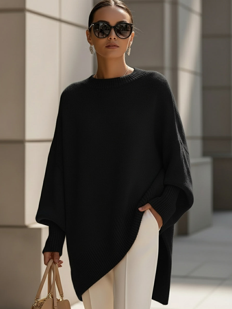 Jane | Oversized Poncho Sweater