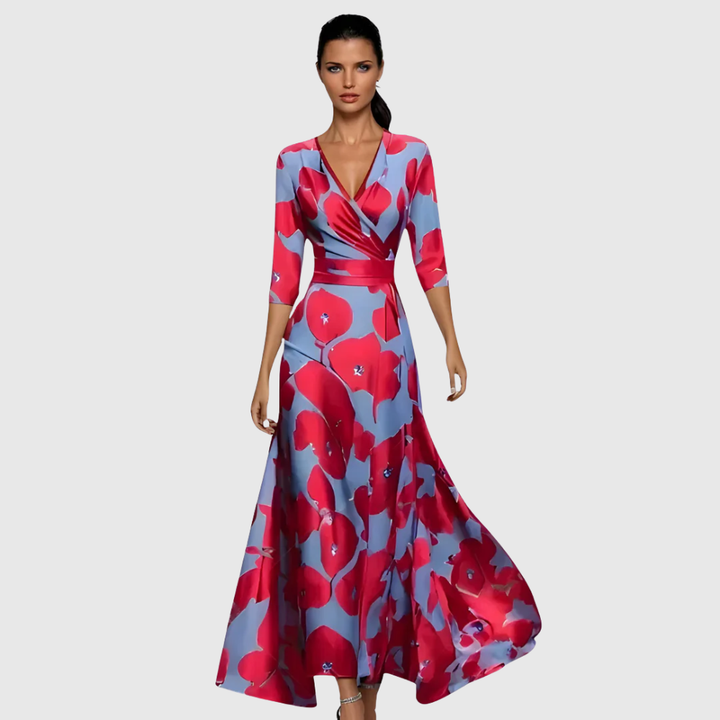 Emily – Floral Wrap Dress