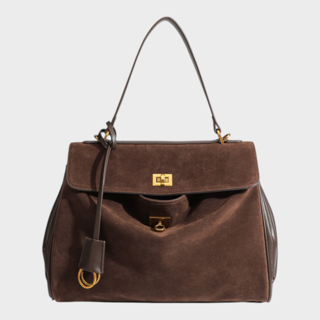 Jane | Structured Leather Bag with Magnetic Flap