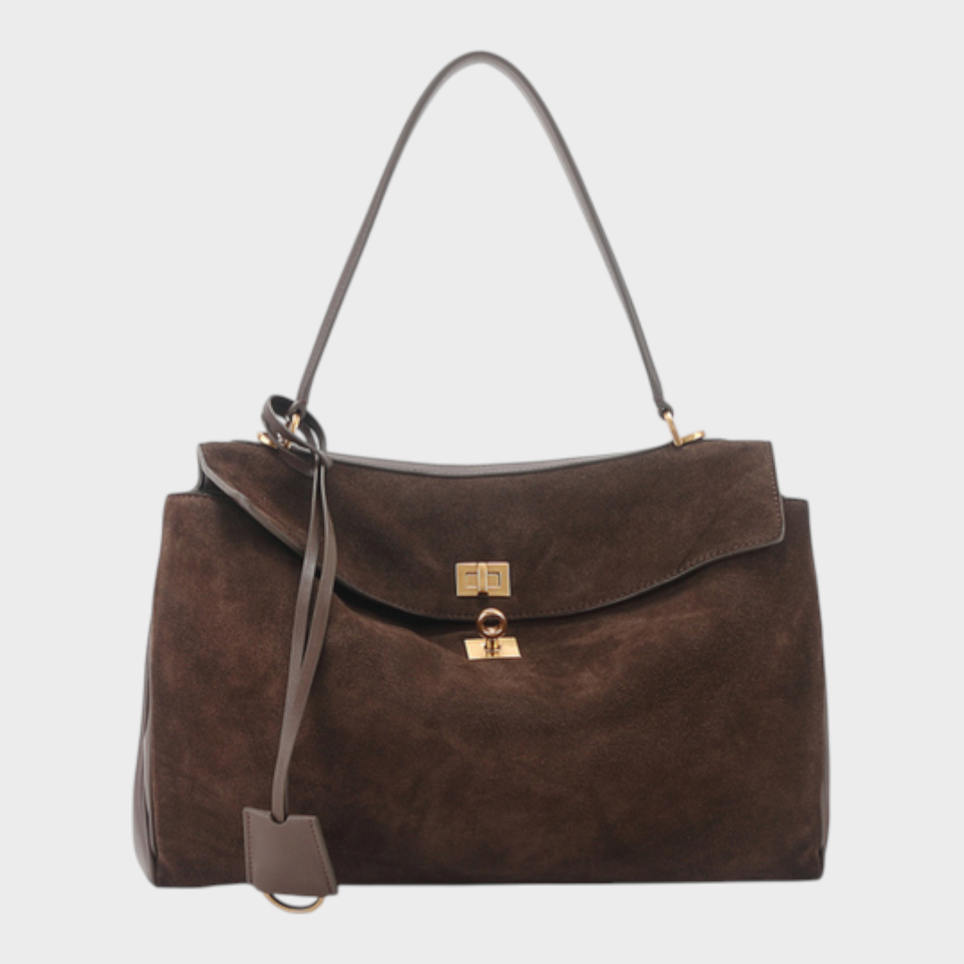Jane | Structured Leather Bag with Magnetic Flap