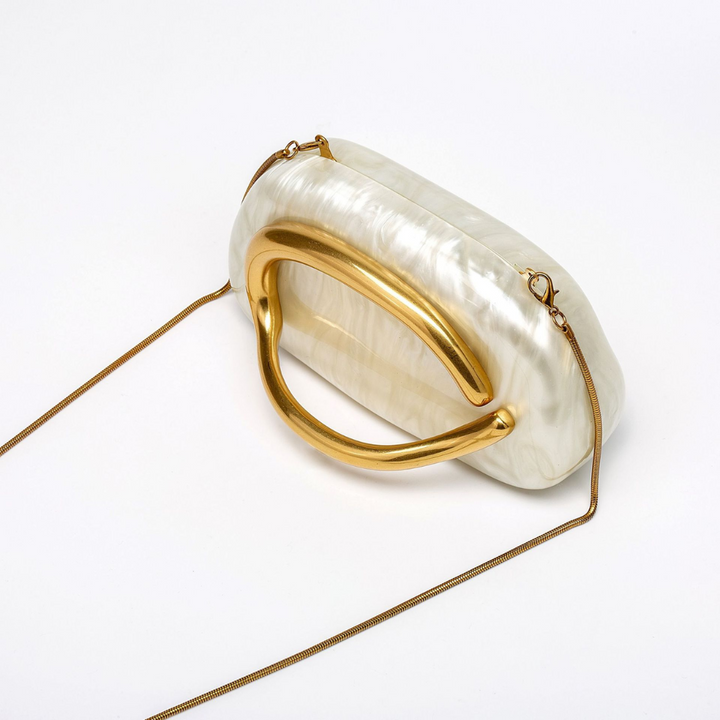 Jane | Evening Handbag with Pearl Finish