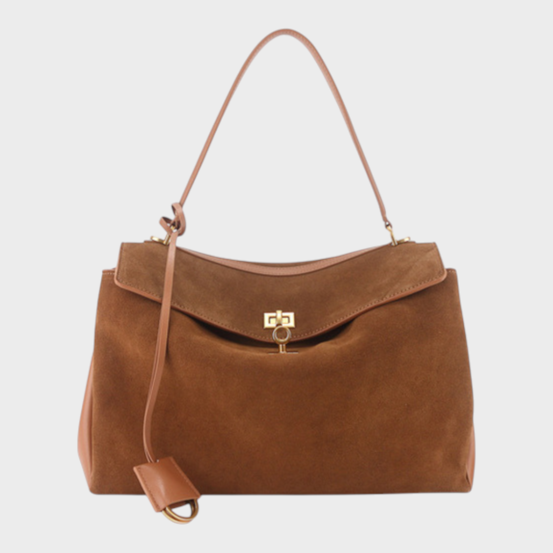 Jane | Structured Leather Bag with Magnetic Flap