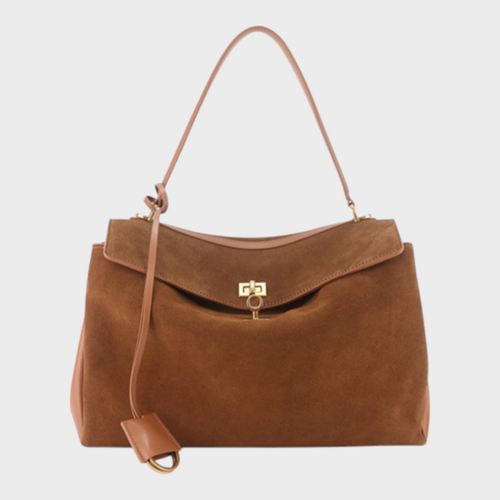 Jane | Structured Leather Bag with Magnetic Flap