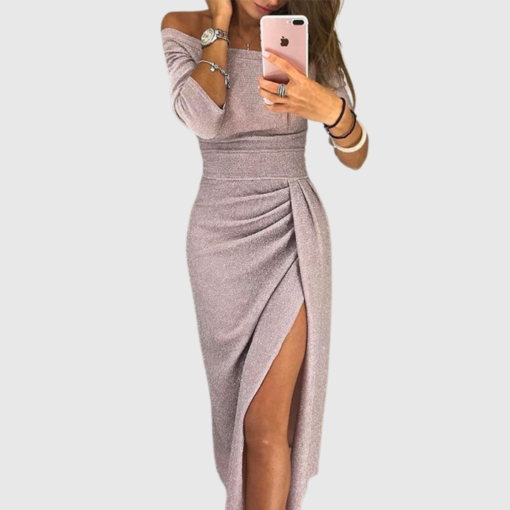 Jane | Chic Halter Maxi Dress with an Elegant, Flowing Fit