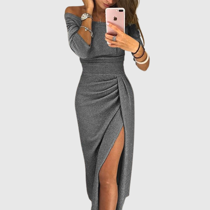 Jane | Chic Halter Maxi Dress with an Elegant, Flowing Fit
