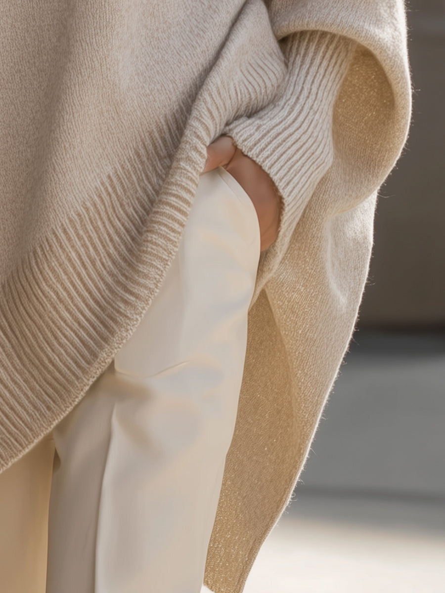Jane | Oversized Poncho Sweater