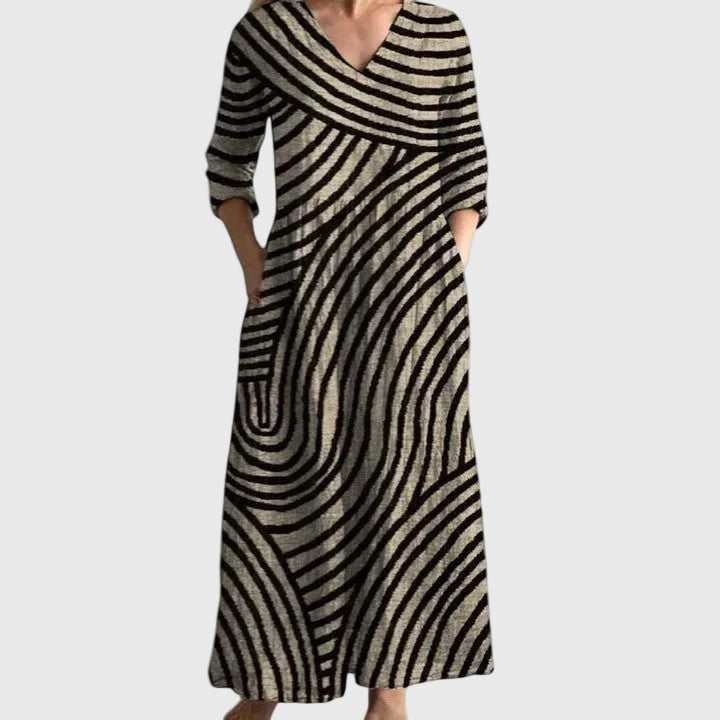SVEA | Elegantes Fließendes Midikleid