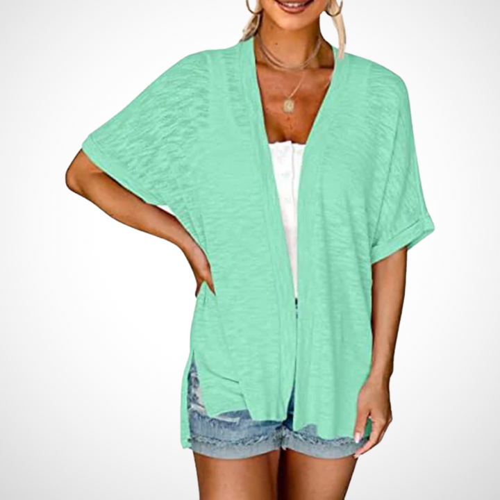 Jane | Flowing Short-Sleeve Cardigan