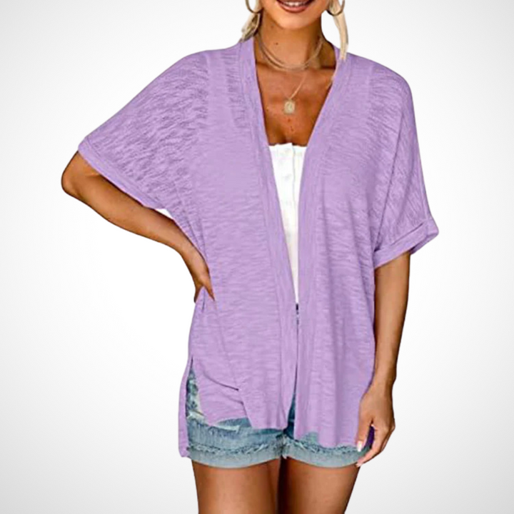 Jane | Flowing Short-Sleeve Cardigan