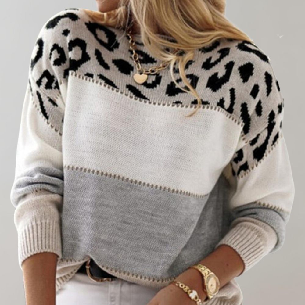 Jane | Leopard-Print Cashmere Sweater