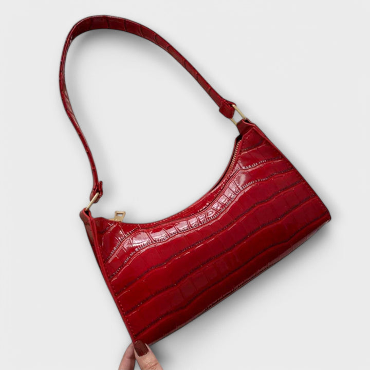 SVEA | Olivia Glänzende Lederhandtasche