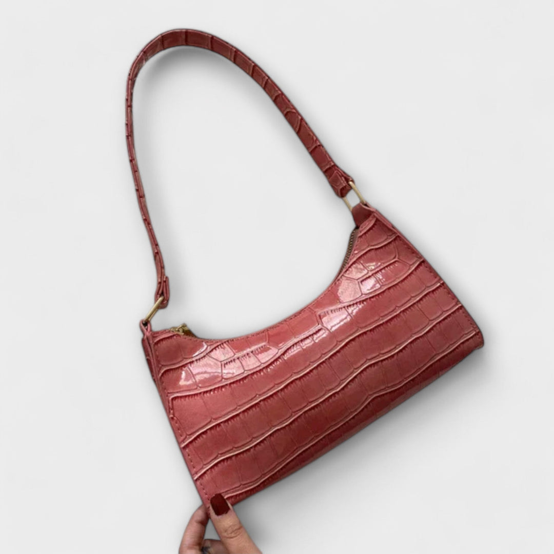 SVEA | Olivia Glänzende Lederhandtasche