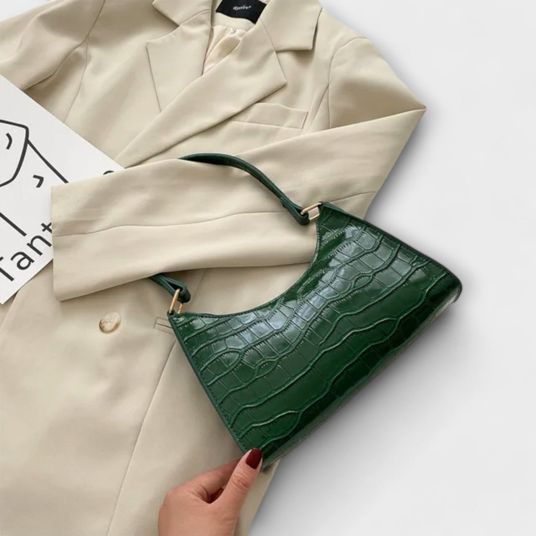 SVEA | Olivia Glänzende Lederhandtasche