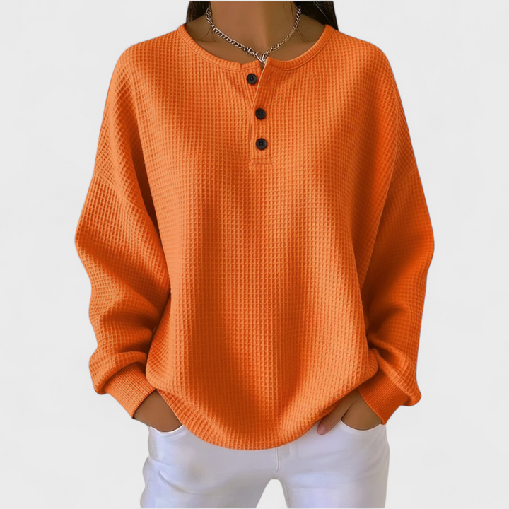 Jana™ | Sweater in Warm Orange
