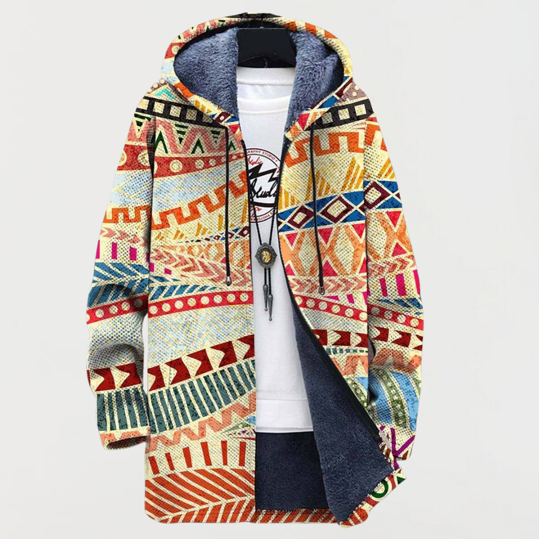 Rosemarie™ | Hooded Jacket in Folklore Mix