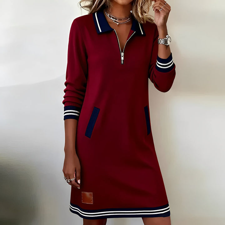 Jane | Chic Long-Sleeved Cotton Dress