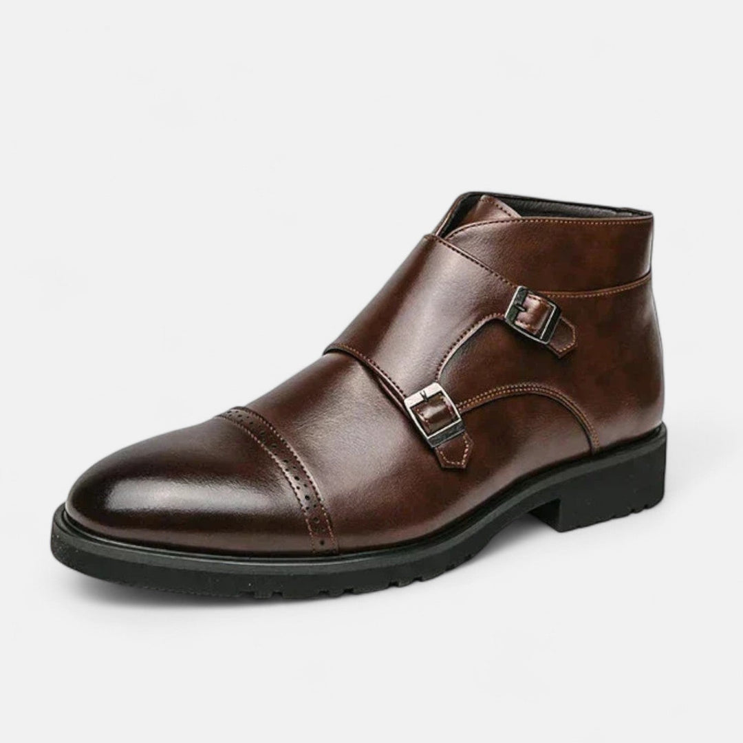 SVEA | Herren Monk Strap Stiefeletten aus Premium-Ecopelle