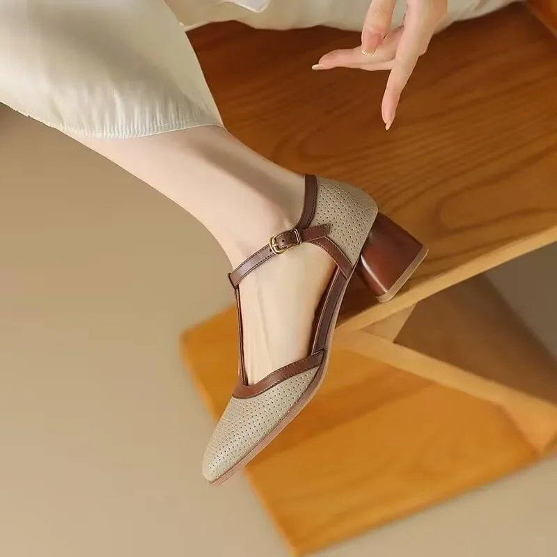 Genira | Mid-Heel Classic Shoes