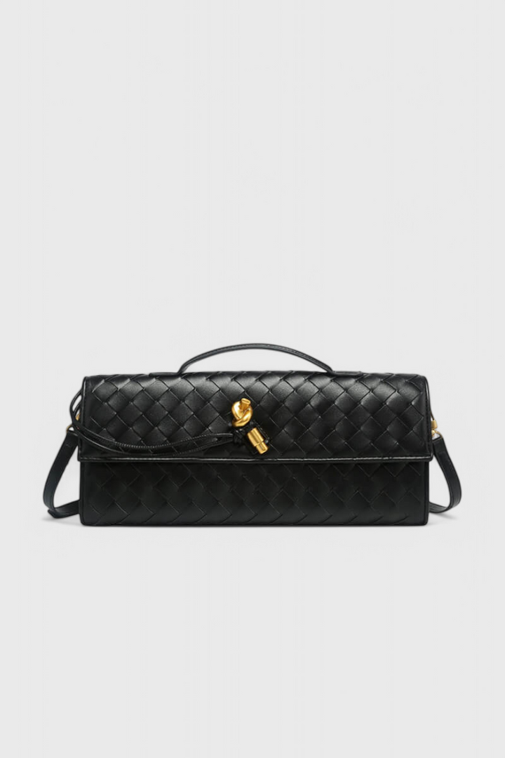 Jane | Clutch mit Goldknoten-Detail