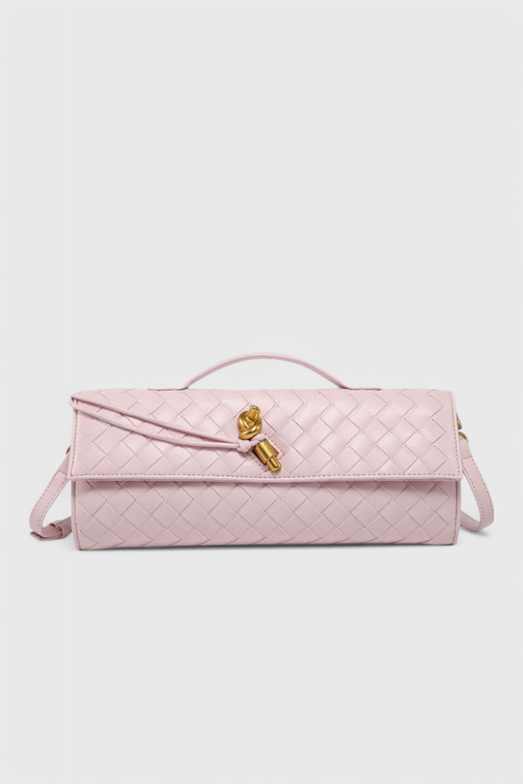 Jane | Clutch mit Goldknoten-Detail