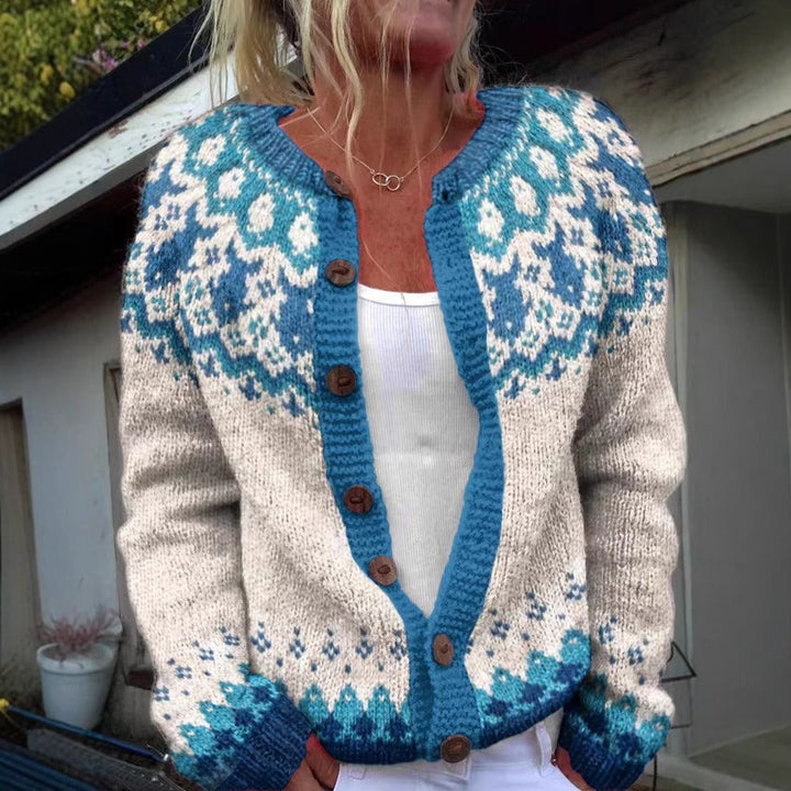 SVEA | Peyton Vintage Isländischer Cardigan