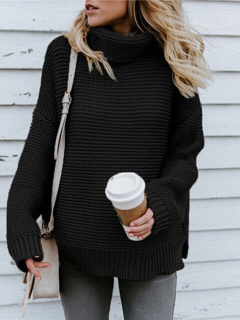 Jane | Knit Turtleneck Sweater
