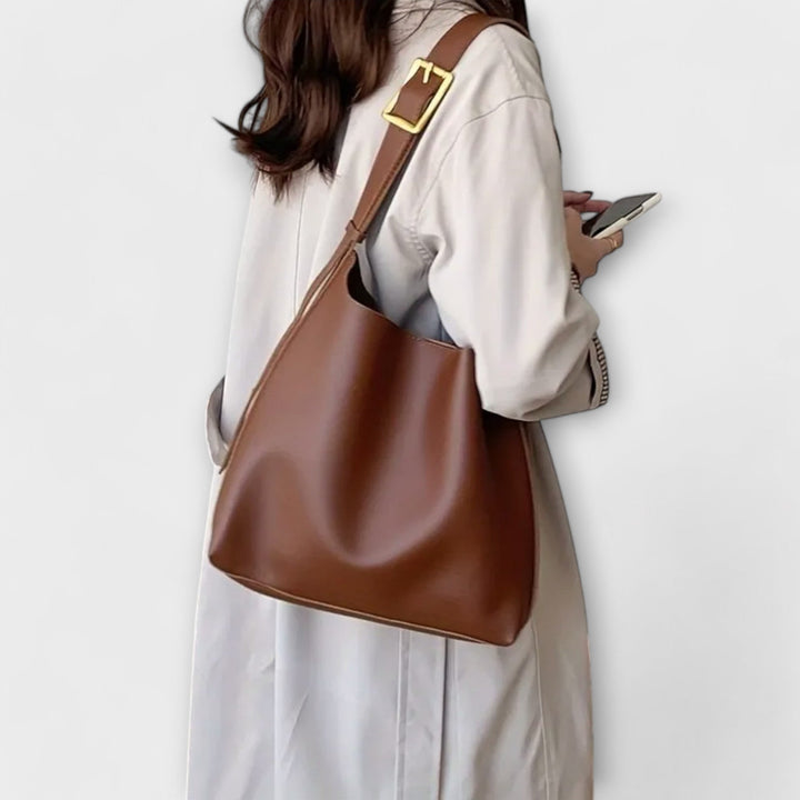SVEA | Olivia Elegante Leder-Schultertasche