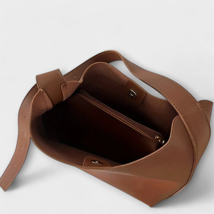 SVEA | Olivia Elegante Leder-Schultertasche