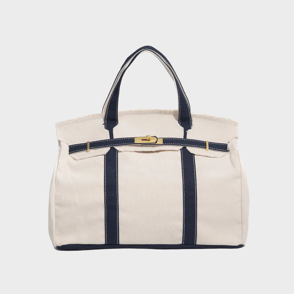 Jane | Structured Canvas Tote with Reinforced Handles