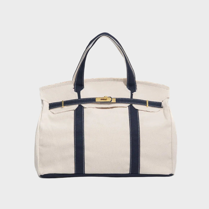 Jane | Structured Canvas Tote with Reinforced Handles