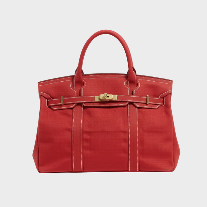 Jane | Structured Canvas Tote with Reinforced Handles