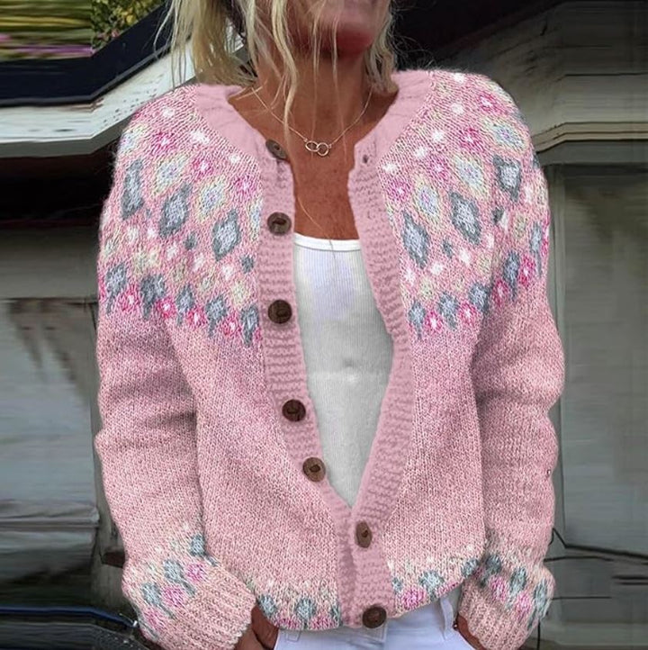 SVEA | Peyton Vintage Isländischer Cardigan