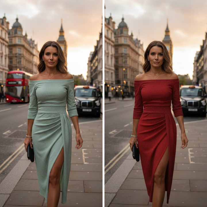 Jane | Chic Halter Maxi Dress with an Elegant, Flowing Fit
