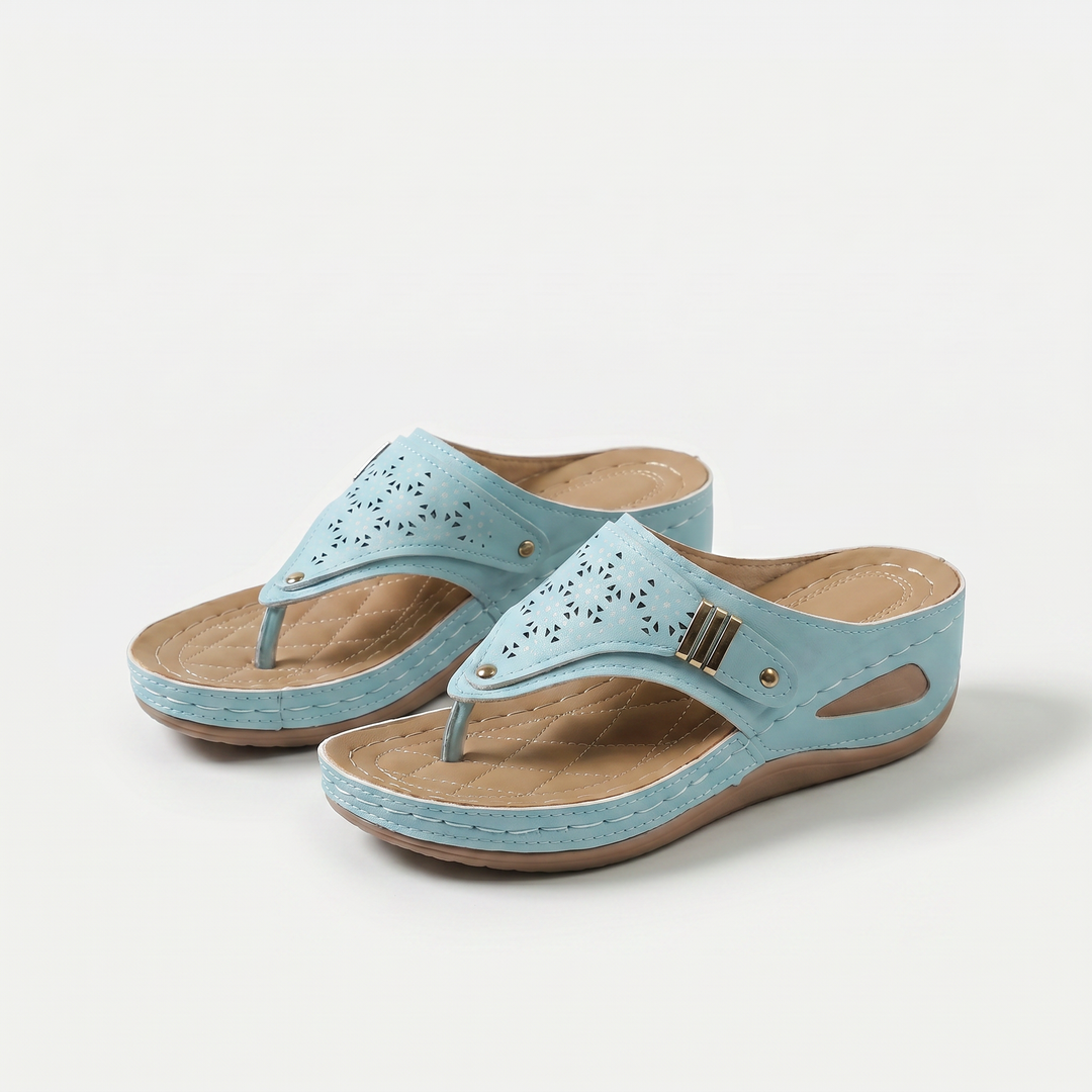 Élodie - Ladies' Toe Post Sandals