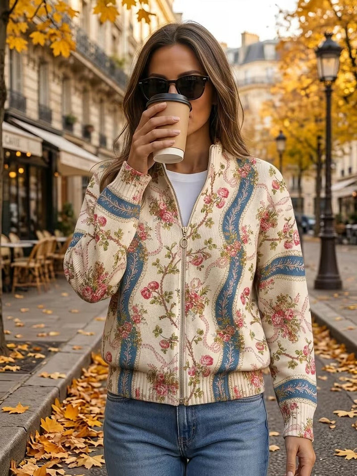 Cornelia™ | Cardigan with Rose Vines
