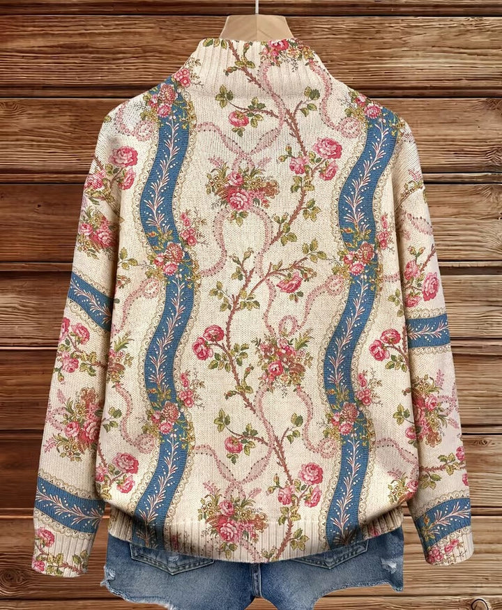 Cornelia™ | Cardigan with Rose Vines