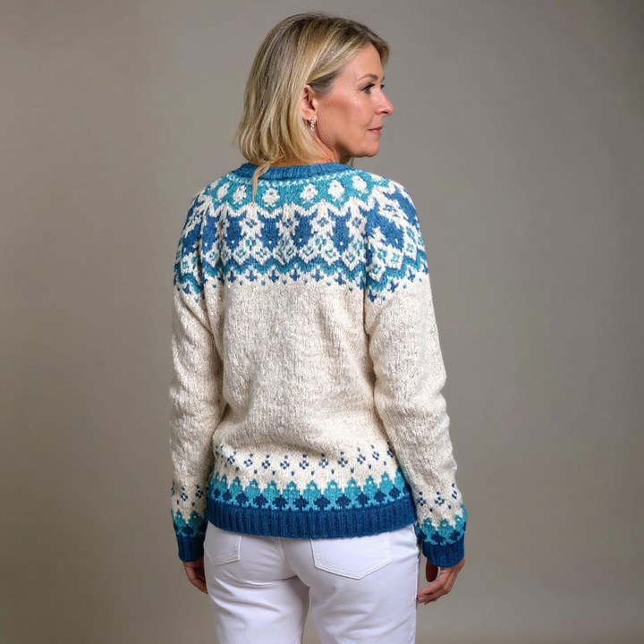SVEA | Peyton Vintage Isländischer Cardigan