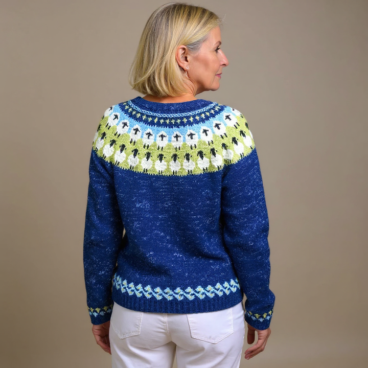 SVEA | Peyton Vintage Isländischer Cardigan
