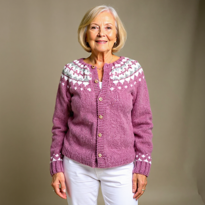 SVEA | Peyton Vintage Isländischer Cardigan