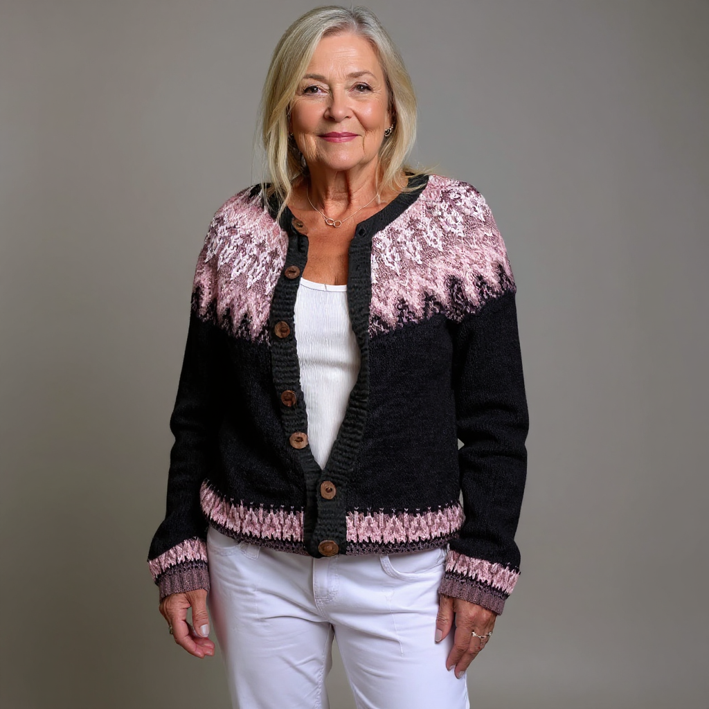 SVEA | Peyton Vintage Isländischer Cardigan
