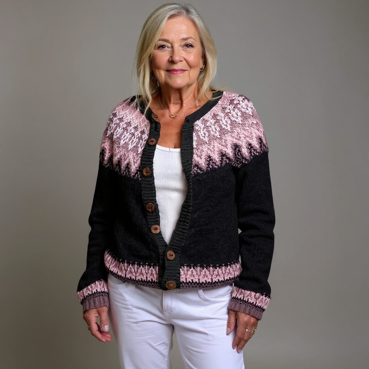 SVEA | Peyton Vintage Isländischer Cardigan